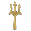 Stock Trident Lapel Pin